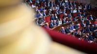 Les députés du RN et de l'UDR à l'Assemblée nationale, le 8 octobre 2026 à Paris