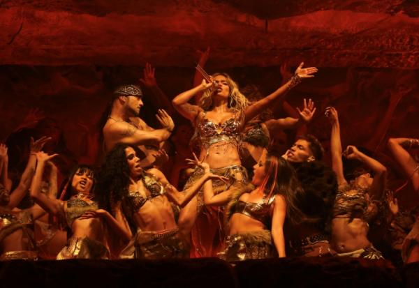 La star colombienne du reggaeton, Karol G, en concert le 12 avril 2026 au festival Coachella en Californie