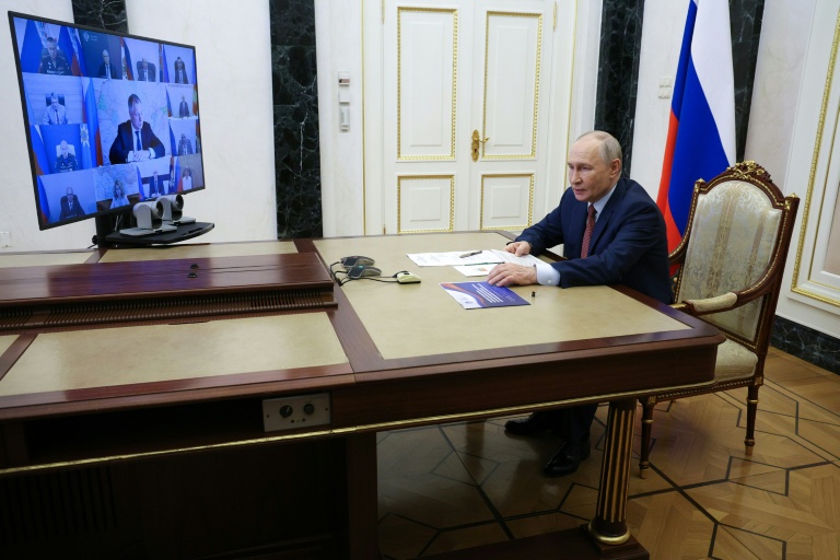 Le président russe Vladimir Poutine à Moscou le 13 juin 2026, photo diffusée par l'agence d'Etat russe Sputnik