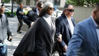 Regina Ventura, la mère de la chanteuse Cassie, à son arrivée au tribunal fédéral de Manhattan, le 20 mai 2025 New York, Etats-Unis.