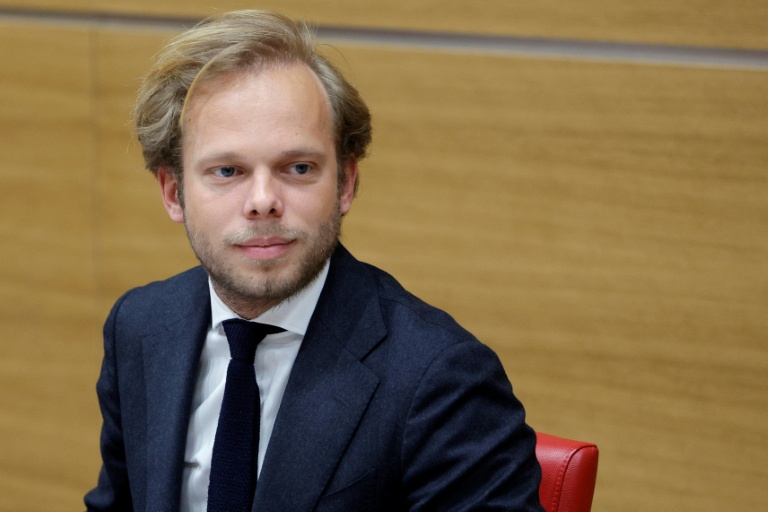 Le député UDR Charles Alloncle, le 8 avril 2026 à l'Assemblée nationale, à Paris