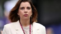 La ministre des Communications australienne Anika Wells à Melbourne, le 7 mars 2026