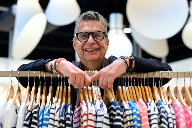 Luc Lesénécal, président de Saint-James, dans l'usine de la marque à Saint-James, dans la Manche, le 22 mai 2025