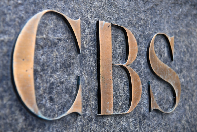 Le logo CBS au siège du groupe à New York, le 6 août 2018.