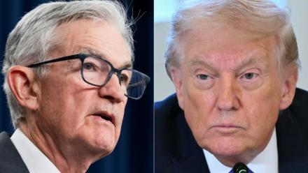 Cette combinaison de photos prises le 12 janvier 2026 montre, de gauche à droite, le président de la Réserve fédérale américaine Jerome Powell à Washington, le 10 décembre 2025, et le président américain Donald Trump à la Maison Blanche à Washington, le 9 janvier 2026.