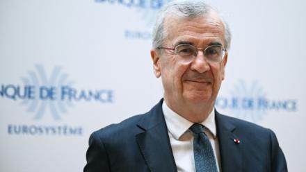 Le gouverneur de la Banque de France François Villeroy de Galhau, le 24 mars 2026 à Paris