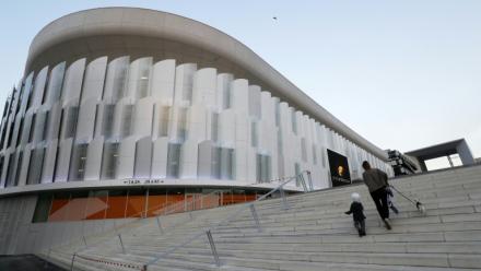 L'U Arena à Nanterre - devenue depuis Plenitude Arena - le jour de son inauguration, le 16 octobre 2017
