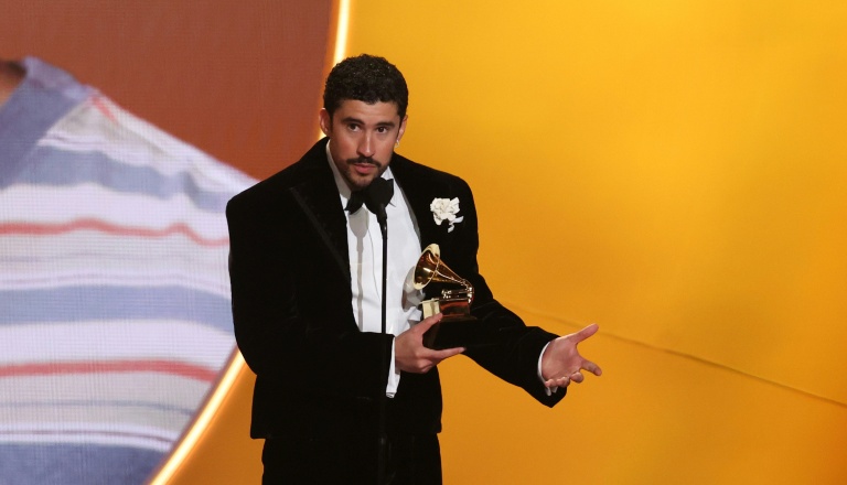 Bad Bunny lors de la 68e édition des Grammy Awards à Los Angeles le 1er février 2026