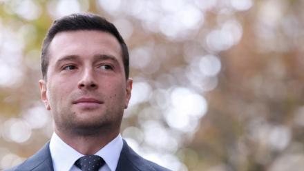 Le président du RN Jordan Bardella à Paris le 18 septembre 2026