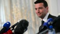Le président du Rassemblement national (RN) et député européen, Jordan Bardella, le 11 juin 2026 à Bruxelles