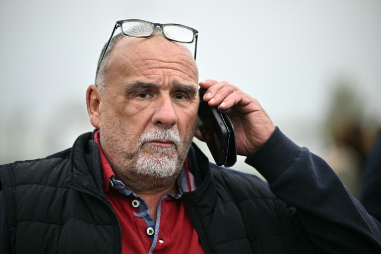L'ex-président de la chambre d'agriculture du Lot-et-Garonne et militant de la Coordination rurale Serge Bousquet-Cassagne,  le 20 novembre 2024, à Montbartier