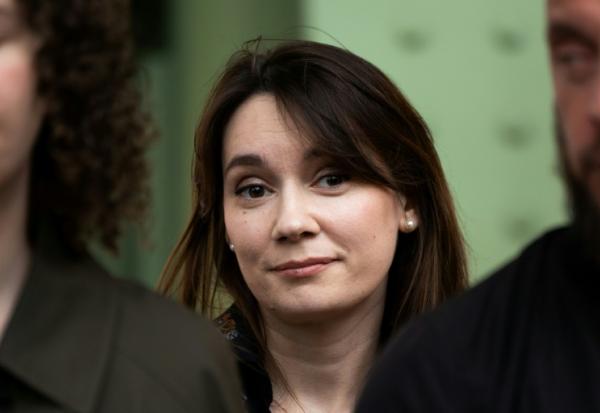 La Russe Xenia Fedorova à Paris, le 12 avril 2025