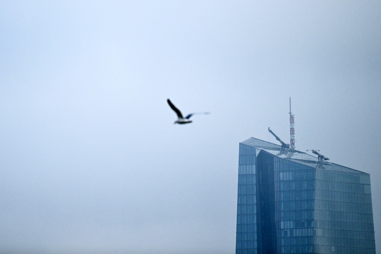 the headquarters of the European Central Bank (ECB) in Frankfurt am Main