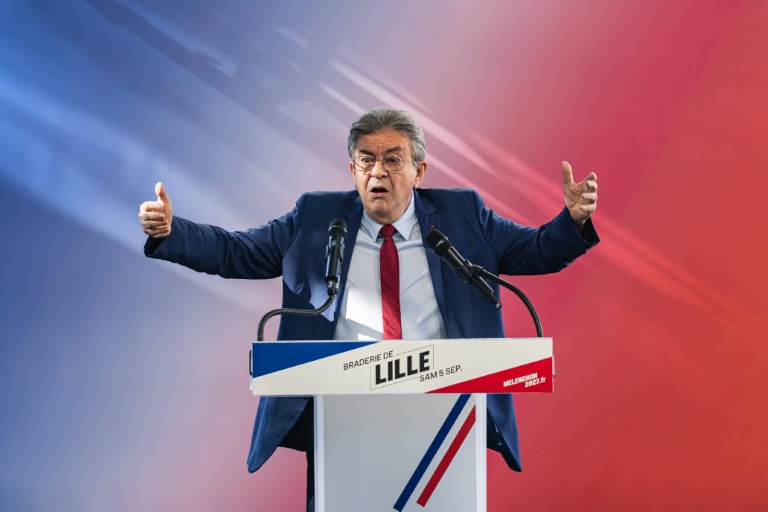 Le leader de La France Insoumise (LFI) Jean-Luc Melenchon à Lille, le 5 setembre 2026