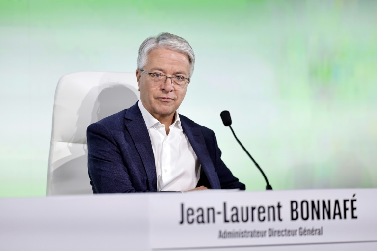 Le directeur général de BNP Parisbas Jean-Laurent Bonnafé à Paris le 13 mai 2025