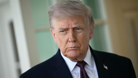 Le président américain Donald Trump à la Maison Blanche, le 13 avril 2026 à Washington