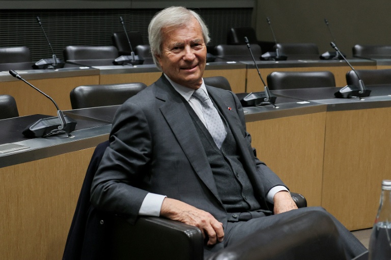 Vincent Bolloré à l'Assemblée nationale, le 13 mars 2024 à Paris