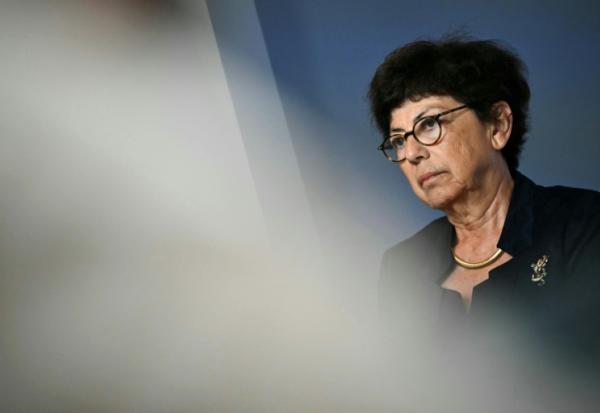 La ministre de la Transition écologique Monique Barbut, le 27 juillet 2026 à Paris