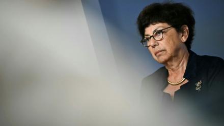 La ministre de la Transition écologique Monique Barbut, le 27 juillet 2026 à Paris