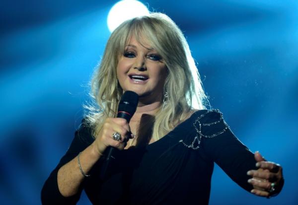 La chanteuse britannique Bonnie Tyler au concours de l'Eurovision, le 18 mai 2013 à Malmö, en Suède
