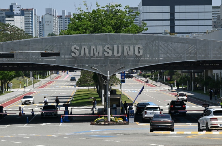 Le sège social de Samsung Electronics à Suwon, le 22 mai 2026 en Corée du Sud