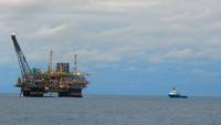 Une plateforme pétrolière de la compagnie publique brésilienne Petrobras, dans l'Etat de Espirito Santo, le 7 décembre 2015