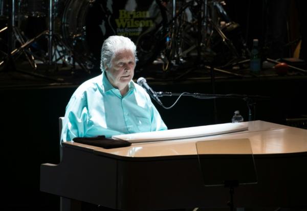 Brian Wilson, cofondateur des Beach Boys, en concert à Austin, le 13 mai 2017 au Texas