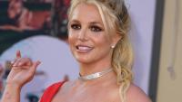 La chanteuse américaine Britney Sppears lors d'une projection à Los Angeles, le 22 juillet 2019 en Californie