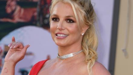 Britney Sppears lors d'une projection à Los Angeles, le 22 juillet 2019