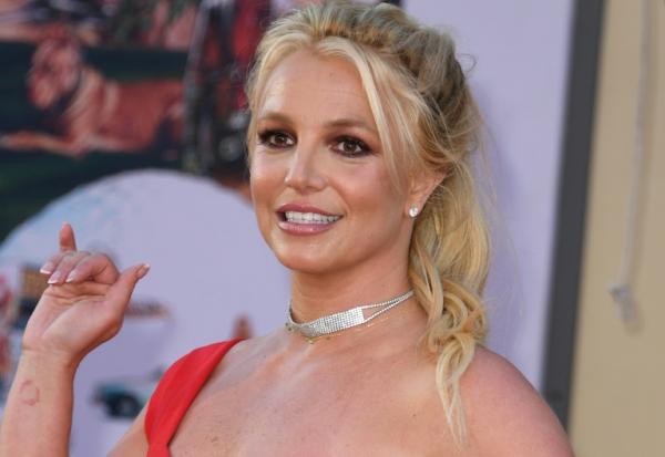 Britney Sppears lors d'une projection à Los Angeles, le 22 juillet 2019