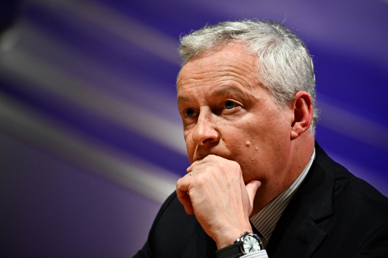 Le ministre de l'Economie et des Finances Bruno Le Mair et membre de la coalition 