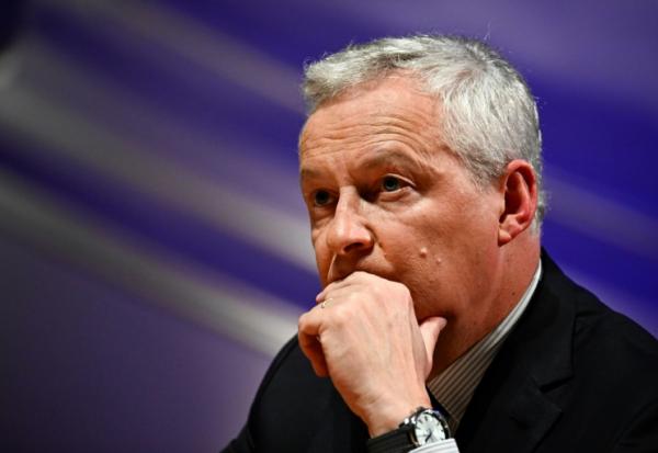 Le ministre de l'Economie et des Finances Bruno Le Mair et membre de la coalition "Ensemble", lors d'une réunion avec le Medef et les chefs de partis et de coalitions avant les législatives, le 20 juin 2024 à Paris