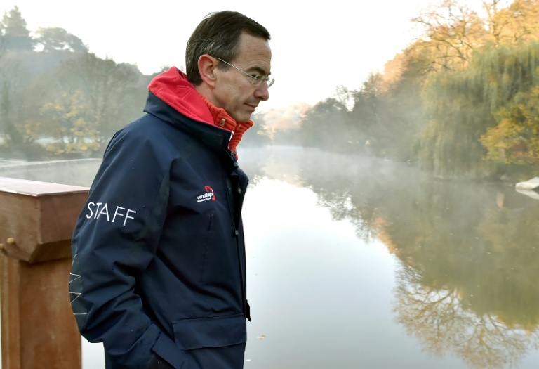 Bruno Retailleau, près de Saint-Malo-du-Bois, le 2 novembre 2015 en Vendée