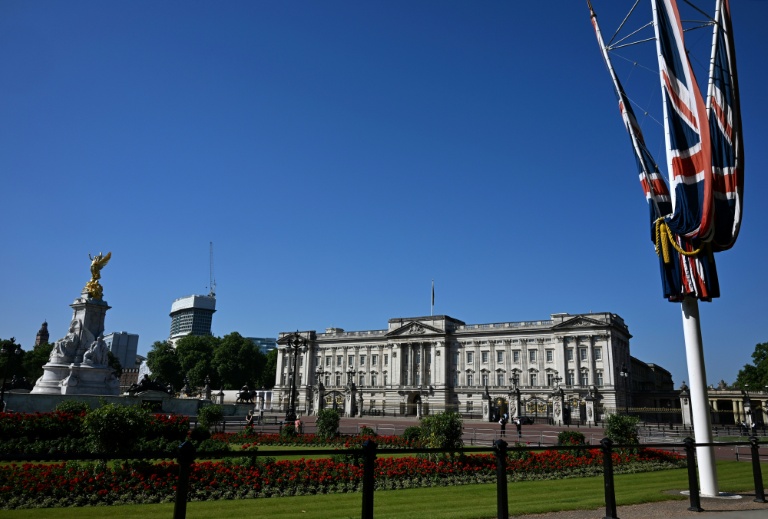Le palais de Buckingham à Londres le 25 juin 2024