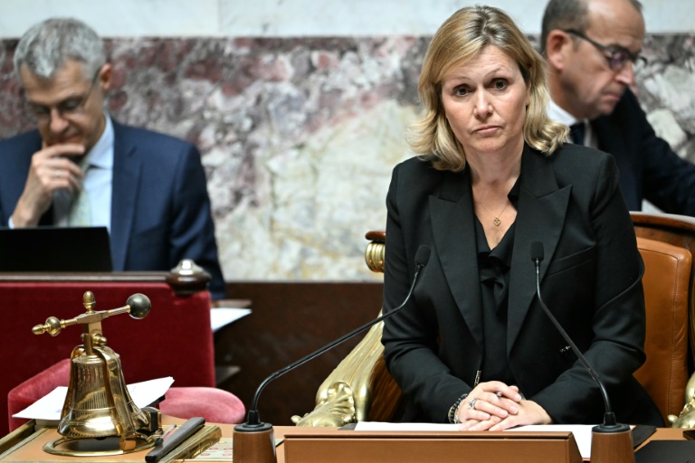La présidente de l'Assemblée nationale Yaël Braun-Pivet, le 8 septembre 2025, à Paris