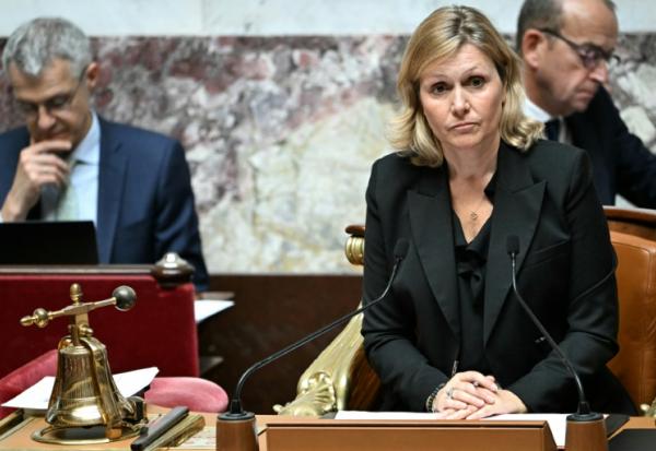 La présidente de l'Assemblée nationale Yaël Braun-Pivet, le 8 septembre 2025, à Paris