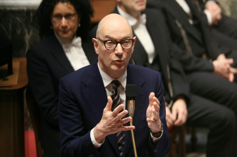 Le ministre de l'Economie et des Finances, Roland Lescure, le 9 décembre 2025 à l'Assemblée nationale