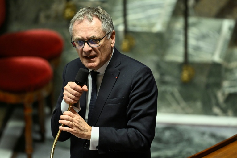 Le rapporteur général du Budget de l’État Philippe Juvin, à l'Assemblée nationale à Paris, le 19 novembre 2025