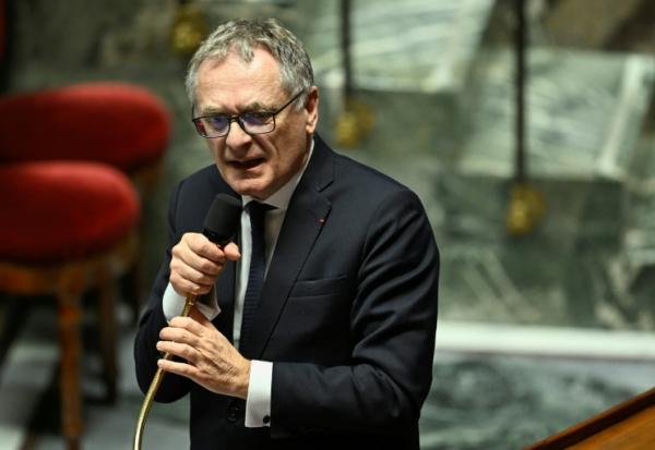 Le rapporteur général du Budget de l’État Philippe Juvin, à l'Assemblée nationale à Paris, le 19 novembre 2025