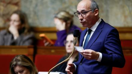 Le chef des députés Horizons Paul Christophe à l'Assemblée nationale, le 5 décembre 2025