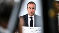 Le Premier ministre Sébastien Lecornu à Mérignac en Gironde le 17 août 2026