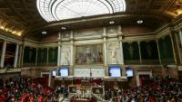 A l'Assemblée nationale, à Paris, le 22 octobre 2025
