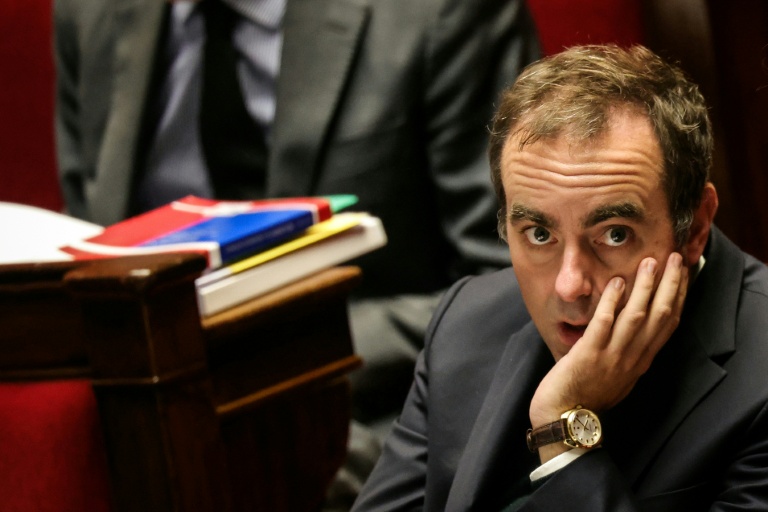Le Premier ministre Sébastien Lecornu à l'Assemblée nationale le 24 octobre 2025 à Paris