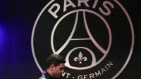 L'entraîneur espagnol d'Arsenal, Mikel Arteta, après avoir donné une conférence de presse au Parc des Princes à Paris, le 6 mai 2025