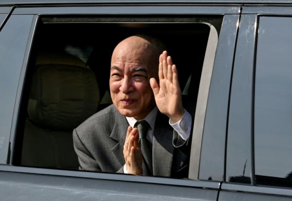 Le roi du Cambodge, Norodom Sihamoni, le 9 novembre 2025 à Phnom Penh