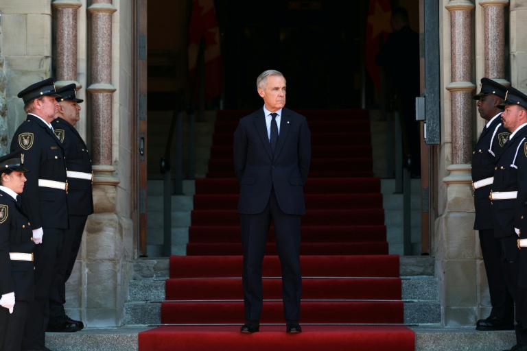 Le Premier ministre du Canada, Mark Carney, participe à une cérémonie au Parlement du Canada, le 24 septembre 2026, à Ottawa