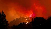 L'incendie de Bald Range ravage le sud de la Colombie-Britannique, dans l'ouest du Canada (photo prise le 7 août 2026 et diffusée le 8 par le Service des incendies de forêt de la province)