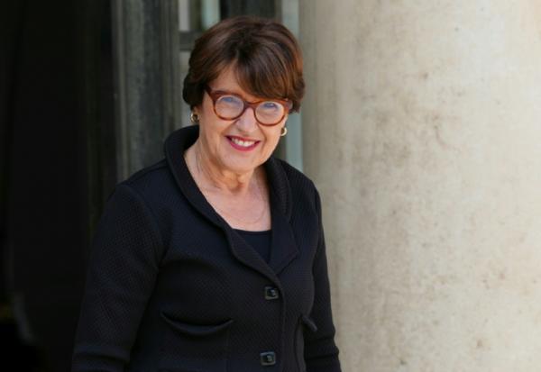 La ministre de l'Agriculture Annie Genevard quitte l'Elysée après le conseil des ministres, le 22 juillet 2026 à Paris