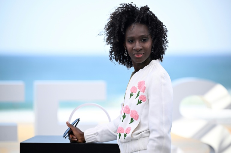 L'actrice Eye Haïdara à Saint-Sébastien en Espagne le 20 septembre 2025