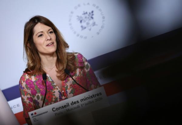 La ministre déléguée à l'Energie et porte-parole du gouvernement Maud Bregeon, à Paris le 1er juillet 2026.